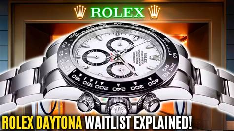 how to get on waitlist for rolex daytona|rolex datejust 41 wait time.